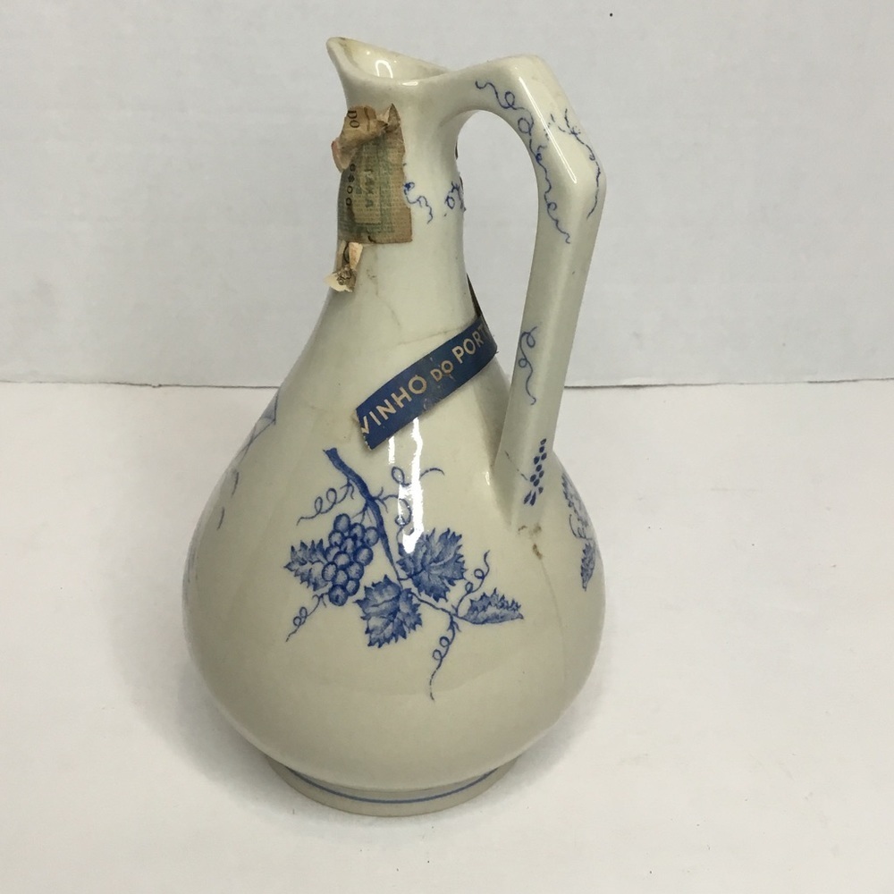 Vintage Real Vinicola Ceramic Wine Decanter Bottle Savacem Portugal Gilman & CTA - Picture 14 of 16